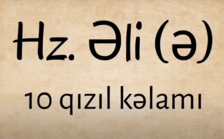 Həzrəti Əli Kəlamları | Mənalı kəlamlar