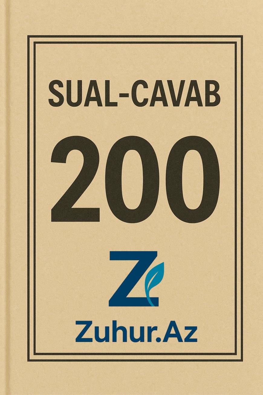 Dini Kitab 200 - Sual Cavab
