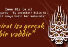 “Əgər İmam Əli (ə) bu dövrdə yaşasaydı”