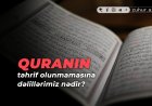 Quran təhrif olunmayıb