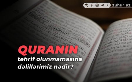 Quran təhrif olunmayıb